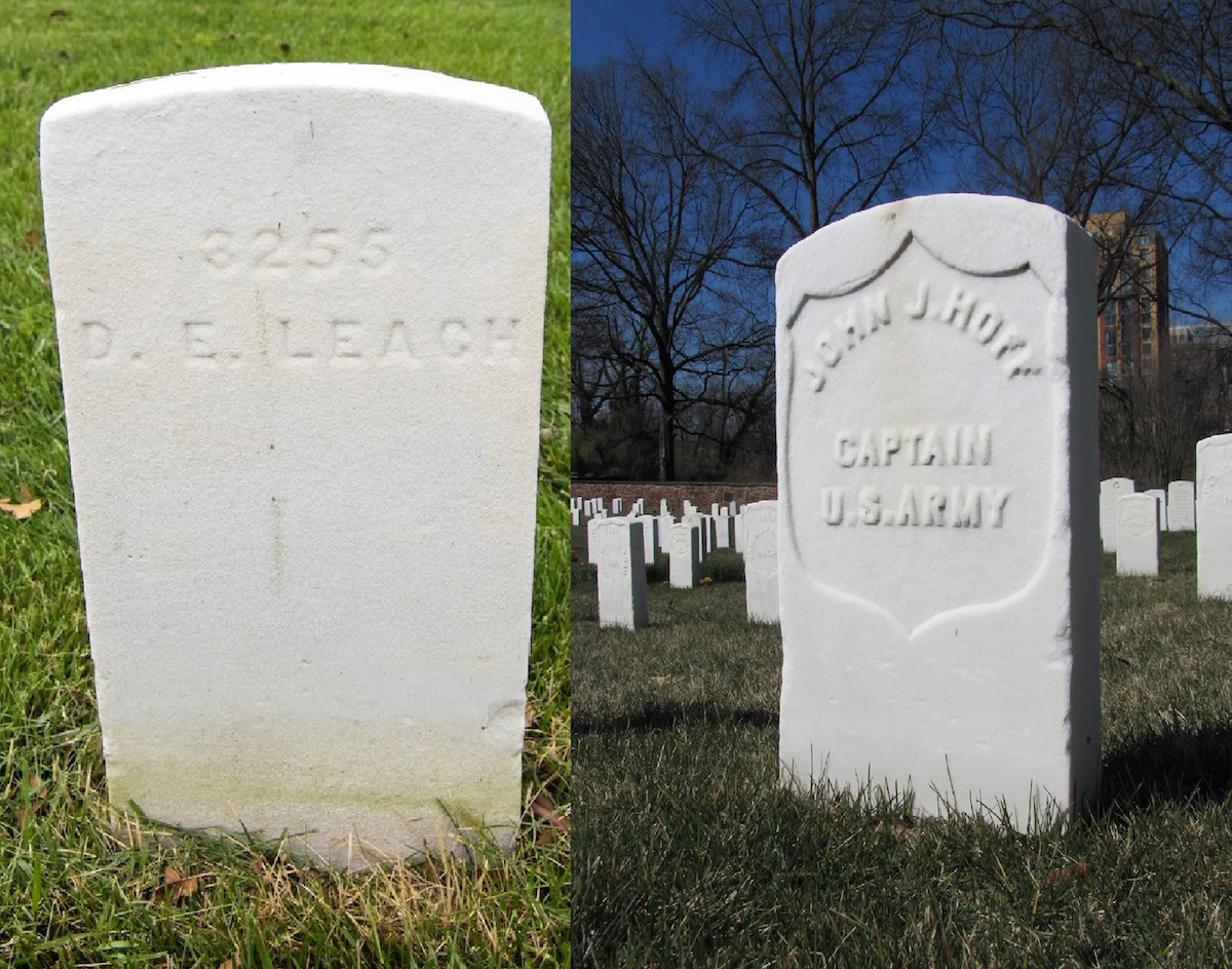 Headstones Side by Side