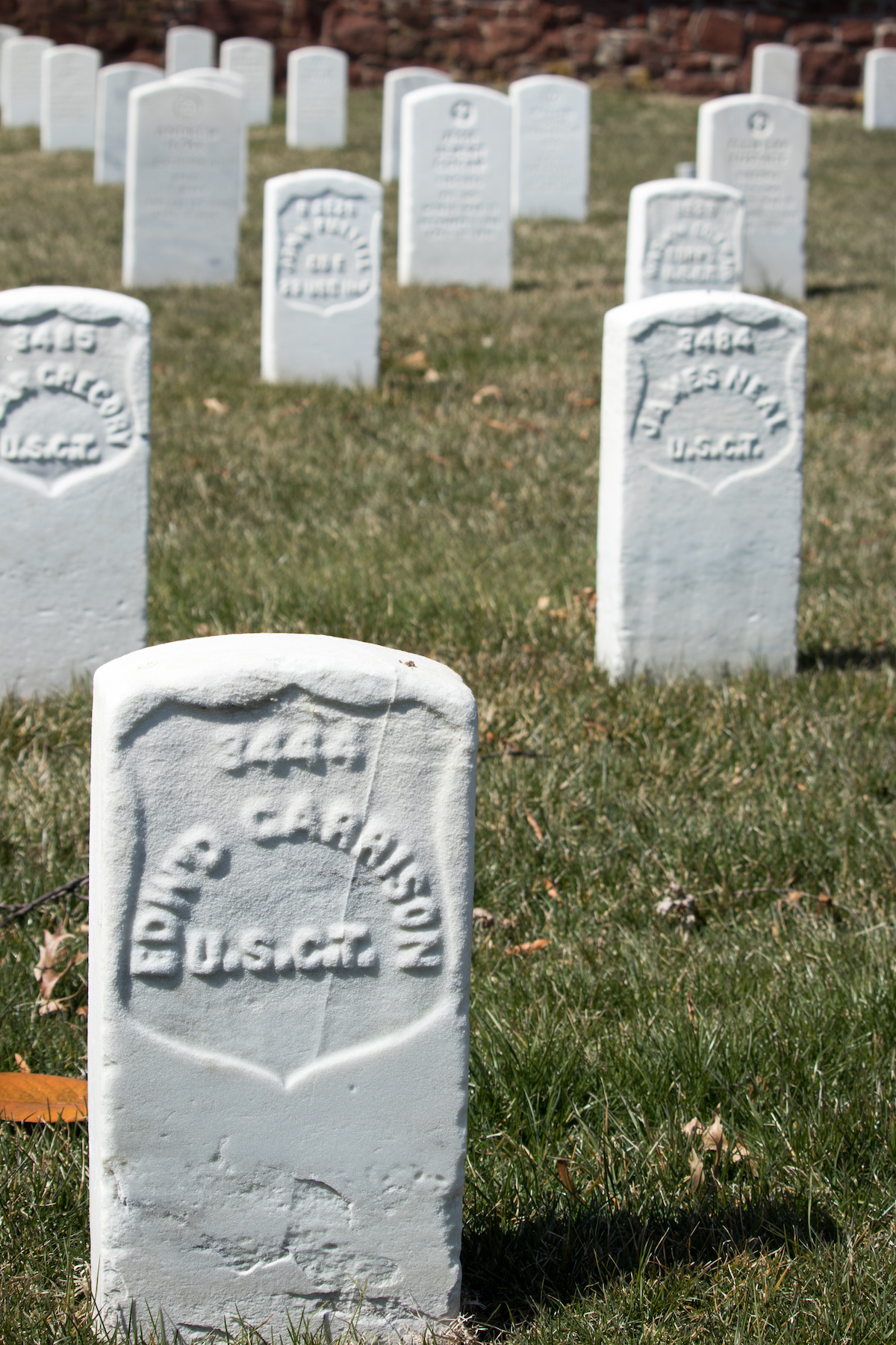 Group of USCT graves