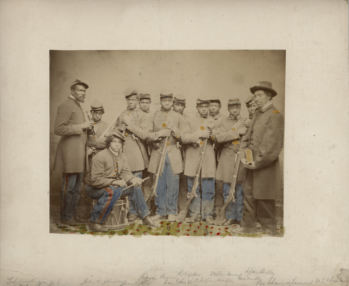 Photo of African American Soldiers